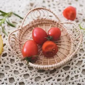 [셀러에이드]코스터 컵 라탄 태국 플라워