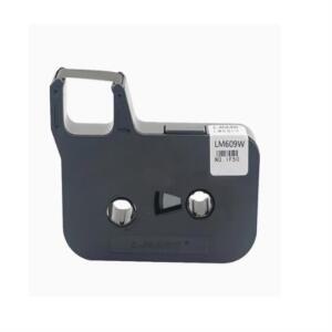 L-MARK 전자 레터링 기계 튜브 프린터용 LM-609B 흰색 9mm 라벨 테이프 카세트 4개