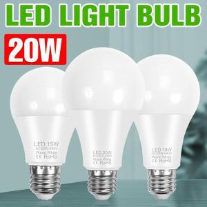 20W LED E27/E26 전구 E14 천장 조명 AC220V 샹들리에 에너지 절약 홈 거실 침실 부드러운