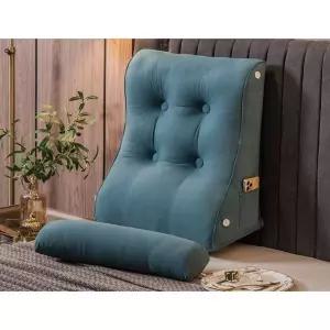 등쿠션 벨벳 삼각등받이 대형 침대 허리쿠션 삼각