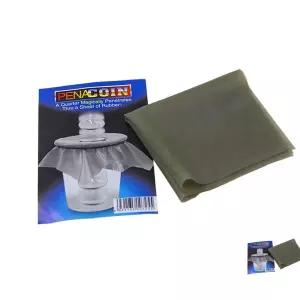 동전침투 동전침투 마술 트릭 컵 고무 시트 블랙홀 매직 소품