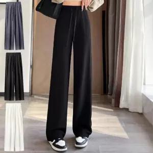 [하프클럽/]여자 아코디언 롱 와이드핏 트랙수트 팬츠