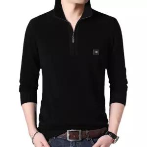 그레이 남사친 울 니트 캐주얼 가을 칼라 칼라넥 톱 루즈핏 트레이드 도톰 원픽3