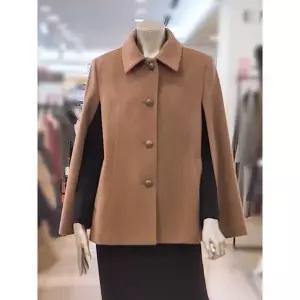 [미니멈] 세이브존03 울100 카라넥 케이프 자켓 AMXDAWJ1230GA_P403932766