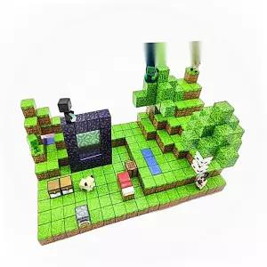 마인크래프트 창의력 장난감 퍼즐 자석 블록 교육용 완구 미니 조립