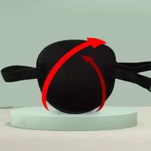 생활건강 눈건강용품 3D 입체 한쪽 눈 안대 가림패치 조절형 외눈 눈가리개