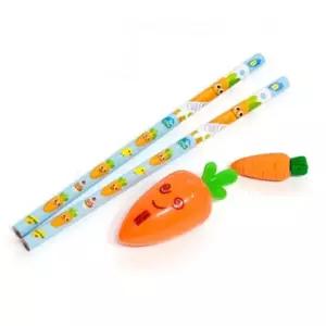 단 X15개 초등 신학기 당근 연필 학생 학습용 문구세트 필기구세트 답례품 어린이집 선물용 선물 생일 졸업