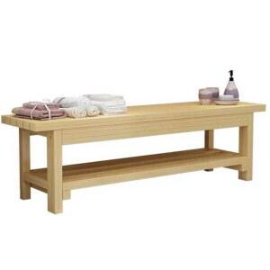 사우나의자 우드 월넛 간이 보강 디딤대 온천 대기실 휴게실 목욕탕 80X40X40CM