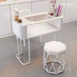 네일테이블 가구 뷰티샵 네일샵 살롱 선반 작업대 시술대 책상 인테리어 매니큐어 네일가구 뷰티