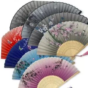 접는부채 8종 팬 부채접이식 대나무부채 접이식 부채 휴대용 대나무