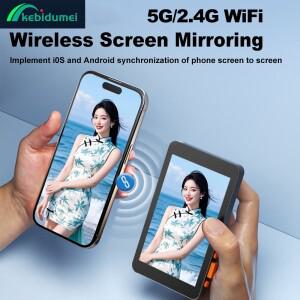 케비두메이 스마트폰 마그네틱 모니터 스크린 폰 후면 카메라 셀피 브이로그 라이브스트림 비디오 녹화 프