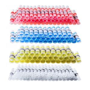 100-1000피스 열 수축 솔더 씰 와이어 커넥터 키트 방수 버트 전기 터미널 절연 슬리브 스플 라이스