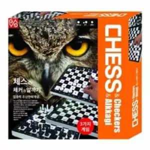 재미있는보드게임 가가코리아 체스 체커 알까기 게임판 보드게임