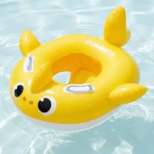 핑크퐁 아기상어 보행기 튜브 폭신한 쿠션형 아동 물놀이 튜브