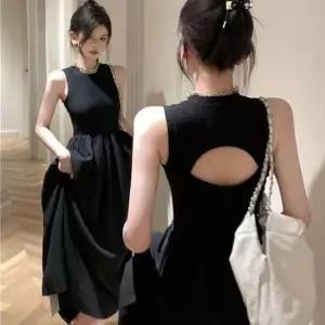 BS 이브닝 무드 백리스 롱 원피스 SWC-1006361 데이트룩 데일리룩 하객룩 오피스룩