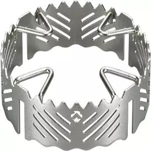 캠핑문 레인지 윈드실드 링 스테인리스 스틸 ST-340 싱글 버너 ST-132 (실버)