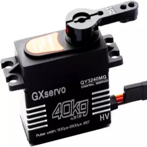 RC 자동차 트럭 로봇 비행기 헬리콥터용 서보 40KG 디지털 방수 금속 기어 고속 25T 혼 장착