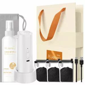 헤제르 D1 스마트 볼륨 헤어커버 전자동 스타일러 풀세트 뿌리는 흰머리 새치 흑채 스프레이 반영구 자동 분사기 리필 염색약 헤어 쿠션 파우더 픽서 남성 여성 정수리 앞머리