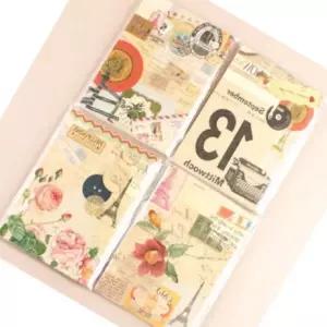 빈티지 중철 유선 노트 8mm 라인 휴대용 공책 (20개세트)