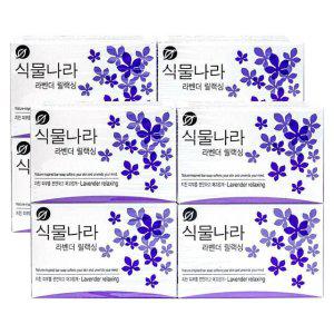 식물나라 라벤더 릴렉싱 세수 비누 90g 4입 2개