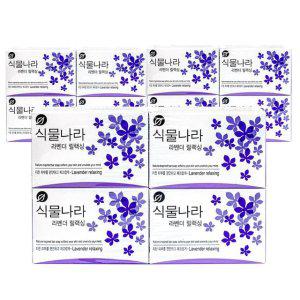 식물나라 라벤더 릴렉싱 세수 비누 90g 4입 3개