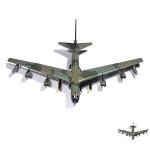 건담조립 피규어모형 캐릭터 액션 장식 소품 조립 프라모델 미공군 B52D 스트라토포트리스