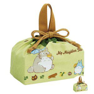 스텐도시락 직장인 유치원 반찬통 도시락가방 토토로 고양이버스 주머니 런치백 주머니