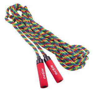 단체용 무지개 긴줄넘기 8m 1P 체육대회 컬러 줄넘기