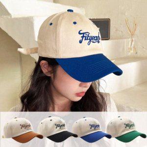 야구모자 데일리 투톤 야구 대두 소두 남녀 커플 모자 모자 볼캡 대두 소두 커플 여름 데이트룩 여성 남자