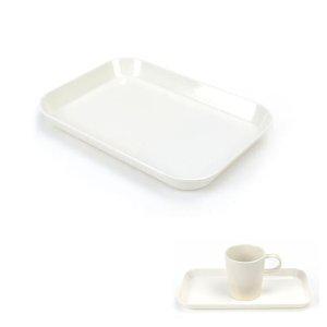 라운딩처리 미니 직사각 쟁반 2호 멜라민 트레이 컵받
