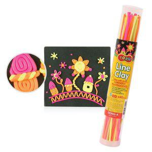 TORU 라인 클레이 형광야광 5색 40pcs 1세트 라인클레