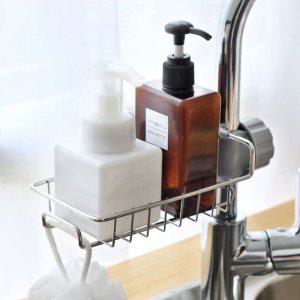 싱크대 수세미 행주 걸이 주방선반 공간활용 수세미거