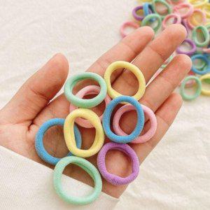 심플 머리끈 도넛링 머리 고무줄 헤어끈 검정 곱창끈