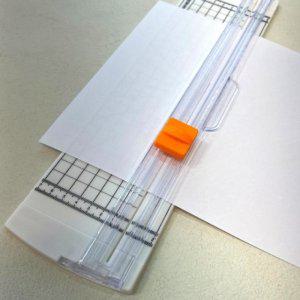 눈금 문서 재단기 종이 서류 커팅기 사무용품 다꾸 컷