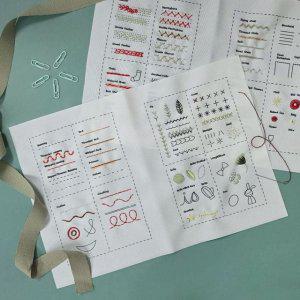 A 프랑스자수 북 스티치