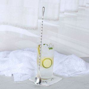 고급형 머들러 스텐 30cm 바스푼 스틱