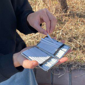 슬림형 케이스 원터치 담배곽