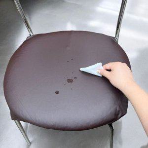 브라운 의자커버 리폼 가죽 식탁의자