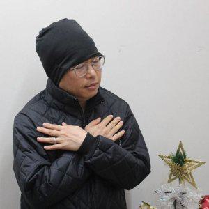 두겹 비니모자 항암 블랙 암환자