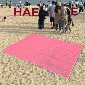 비치 돗자리 대 해변 샌드패스