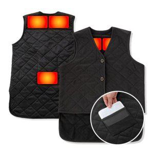 핫팩 블랙 일본 조끼 겨울 여성용 직수입 온열