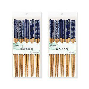 젓가락 일본식 고급 세트 5P 대나무 블루 2세트