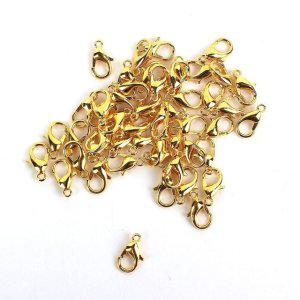 비즈공예부자재 랍스터고리 골드 50개입