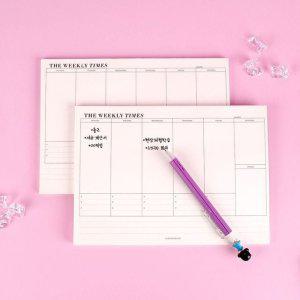 스케줄러 60매 위클리 주간 플래너