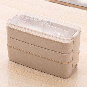 11153 1 전자레인지용 런치박스 DD 3단 도시락통