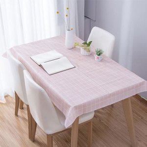 테이블보 방수 식탁보 PEVA 180x137cm 체크 DD 11764