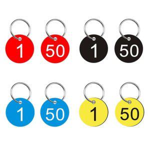 세트 DD 열쇠고리 숫자 1 13027 키링 번호판 50