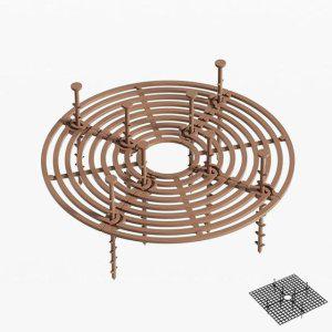 커버 소형 훍 가리개 화분덮개 흙지킴이 원형 보호