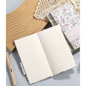 A6 다이어리 여행노트 스탬프북 플라워 페이지 공백