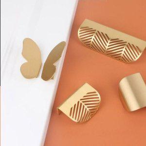 118mm 가구손잡이 싱크대 옷장 서랍 신발장 황동 골드